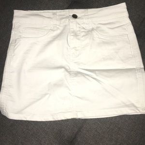 White Mini Skirt